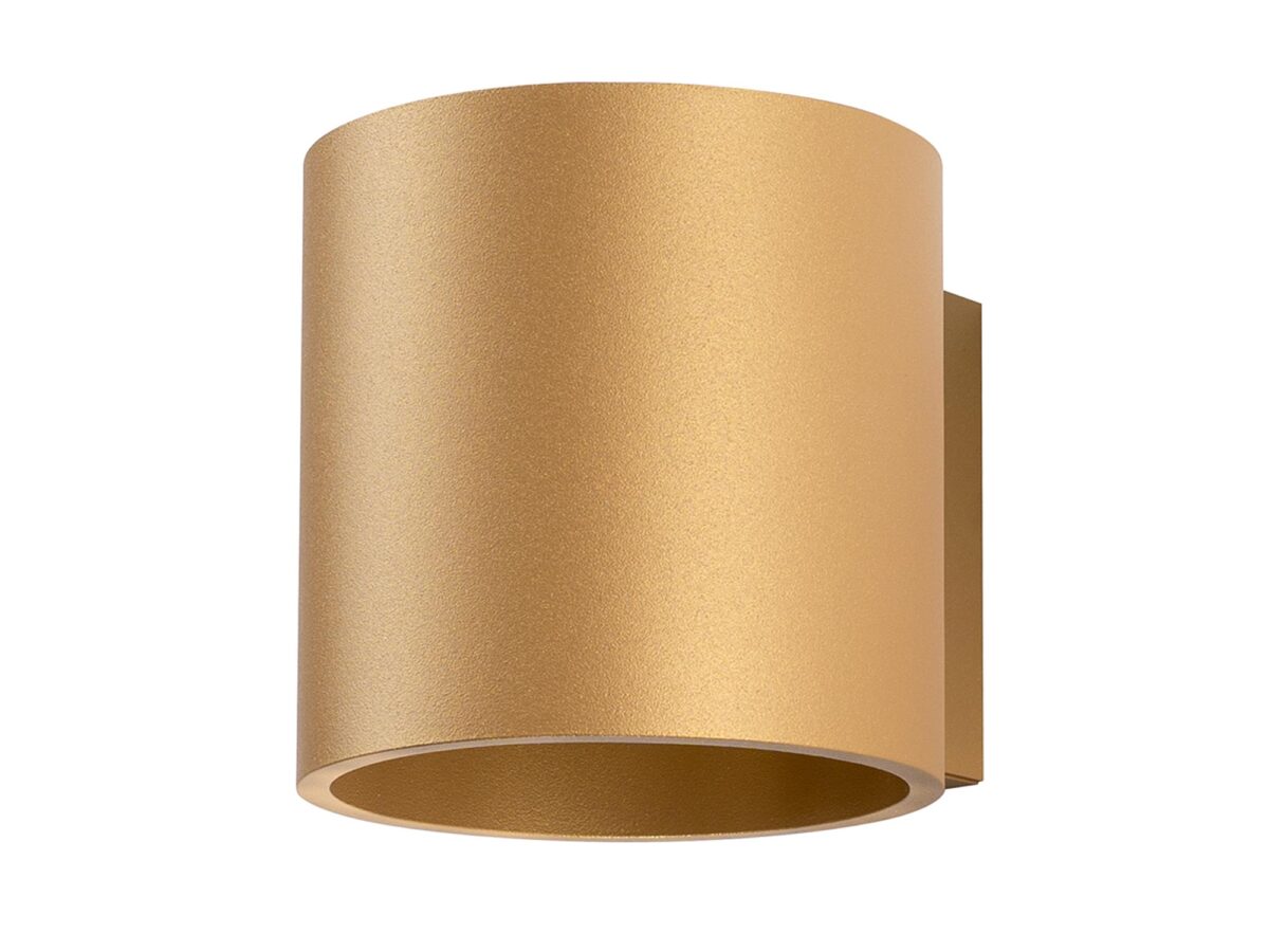 Designerski Kinkiet ORION 1 Złoty G9 10W LED