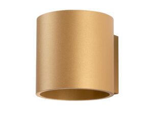 Designerski Kinkiet ORION 1 Złoty G9 10W LED