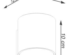 miniaturka Designerski Kinkiet ORION 1 Złoty G9 10W LED