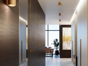 miniaturka Designerski Kinkiet ORION 1 Złoty G9 10W LED