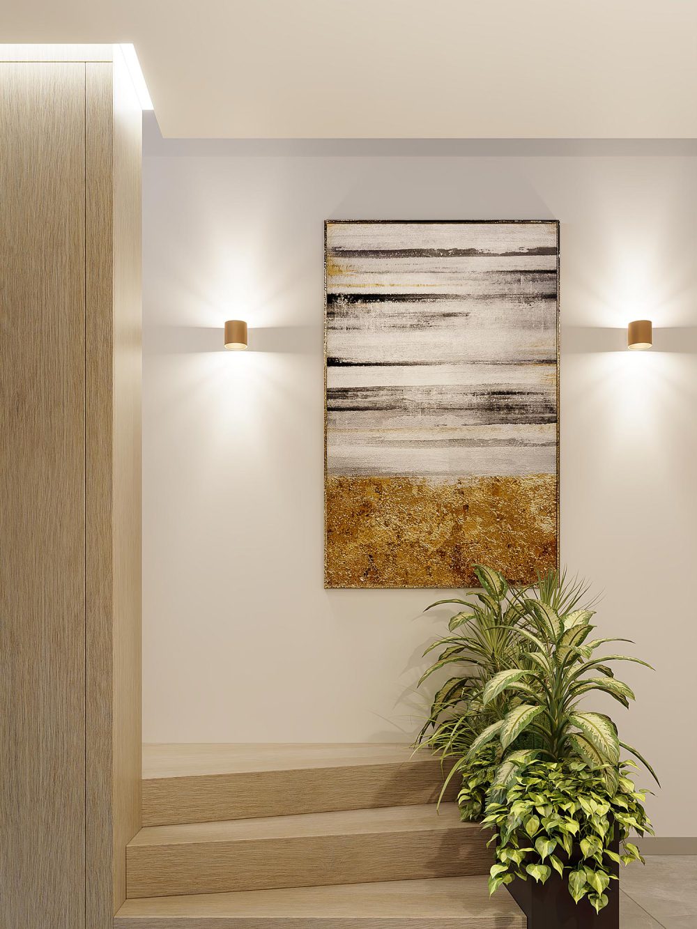 Designerski Kinkiet ORION 1 Złoty G9 10W LED - obrazek 6