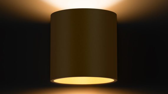Designerski Kinkiet ORION 1 Złoty G9 10W LED - obrazek 3