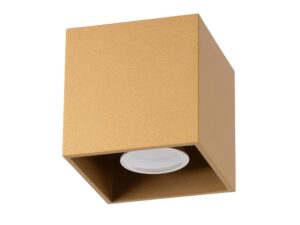 Złoty Plafon QUASAR 1 Nowoczesny 1x GU10 LED 10cm