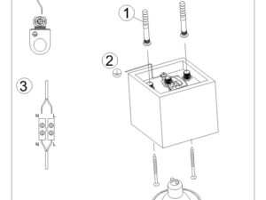 miniaturka Złoty Plafon QUASAR 1 Nowoczesny 1x GU10 LED 10cm