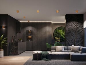 miniaturka Złoty Plafon QUASAR 1 Nowoczesny 1x GU10 LED 10cm