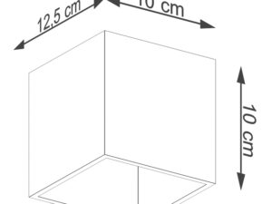 miniaturka Elegancki Złoty Kinkiet QUASAR 1 1x10W LED G9
