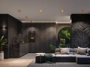 miniaturka Elegancki Złoty Kinkiet QUASAR 1 1x10W LED G9