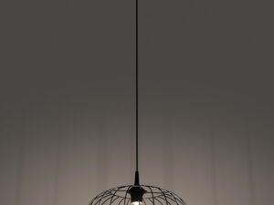 miniaturka Designerska Lampa Wisząca TSUNAMI Czarna E27 1x15W