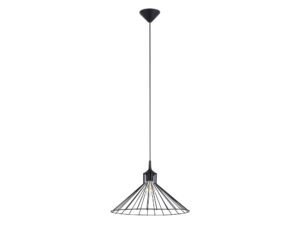 miniaturka Elegancka Czarna Lampa Wisząca EDANA E27 86cm