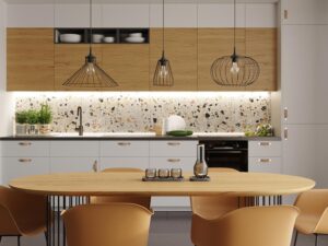 miniaturka Elegancka Czarna Lampa Wisząca EDANA E27 86cm