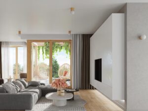 miniaturka Designerski Plafon BOOMER 8 Drewno G9 10W LED 19cm