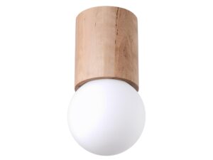 Elegancki Plafon BOOMER 12 Drewniany G9 8W LED