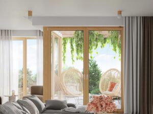 miniaturka Elegancki Plafon BOOMER 12 Drewniany G9 8W LED