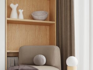 miniaturka Elegancki Plafon BOOMER 12 Drewniany G9 8W LED