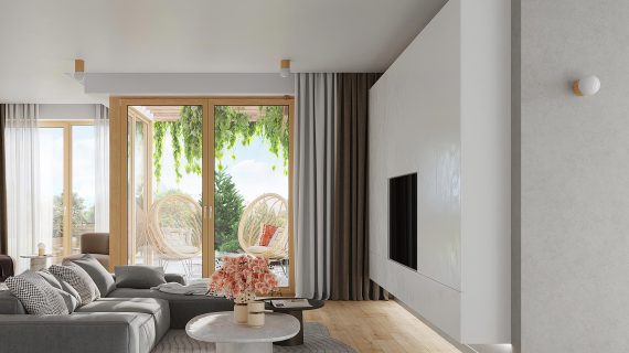 miniaturka Designerski Kinkiet BOOMER Drewno G9 10W LED 17cm