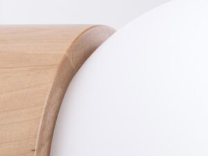 miniaturka Designerski Kinkiet BOOMER Drewno G9 10W LED 17cm