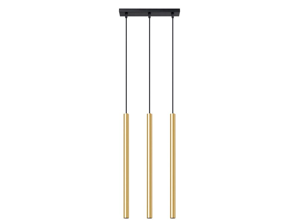 Elegancka Lampa AUREO 3L Złoty Połysk 3x8W LED G9 - obrazek 2