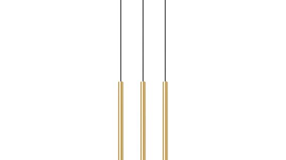 Elegancka Lampa AUREO 3L Złoty Połysk 3x8W LED G9 - obrazek 2
