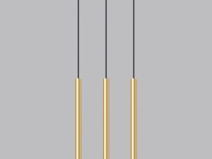 miniaturka Elegancka Lampa AUREO 3L Złoty Połysk 3x8W LED G9