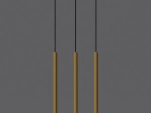 miniaturka Elegancka Lampa AUREO 3L Złoty Połysk 3x8W LED G9