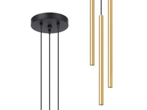 Elegancka Lampa AUREO 3P Złoty Połysk 3x8W LED G9