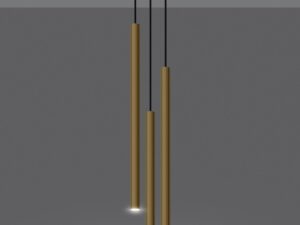 miniaturka Elegancka Lampa AUREO 3P Złoty Połysk 3x8W LED G9