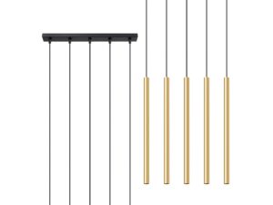 Elegancka Lampa AUREO 5L Złoty Połysk 5x G9 LED