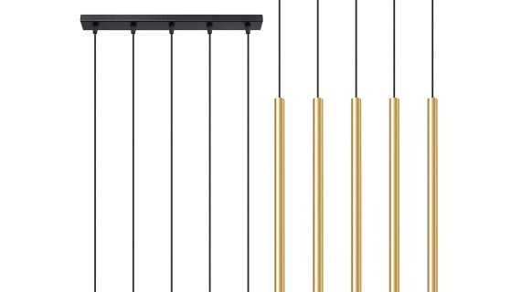 Elegancka Lampa AUREO 5L Złoty Połysk 5x G9 LED