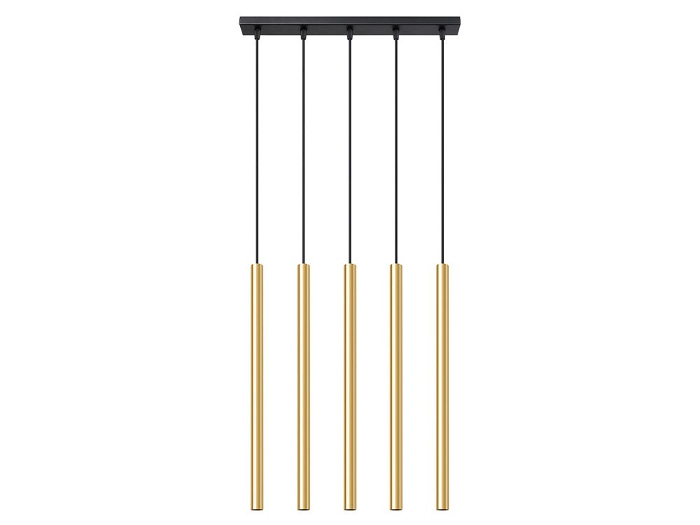 Elegancka Lampa AUREO 5L Złoty Połysk 5x G9 LED - obrazek 2