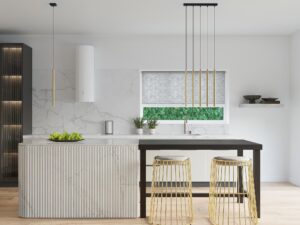 miniaturka Elegancka Lampa AUREO 5L Złoty Połysk 5x G9 LED