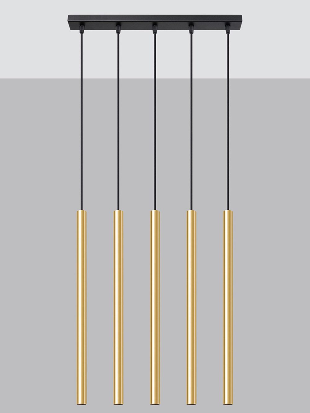Elegancka Lampa AUREO 5L Złoty Połysk 5x G9 LED - obrazek 3