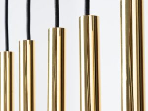 miniaturka Elegancka Lampa AUREO 5L Złoty Połysk 5x G9 LED