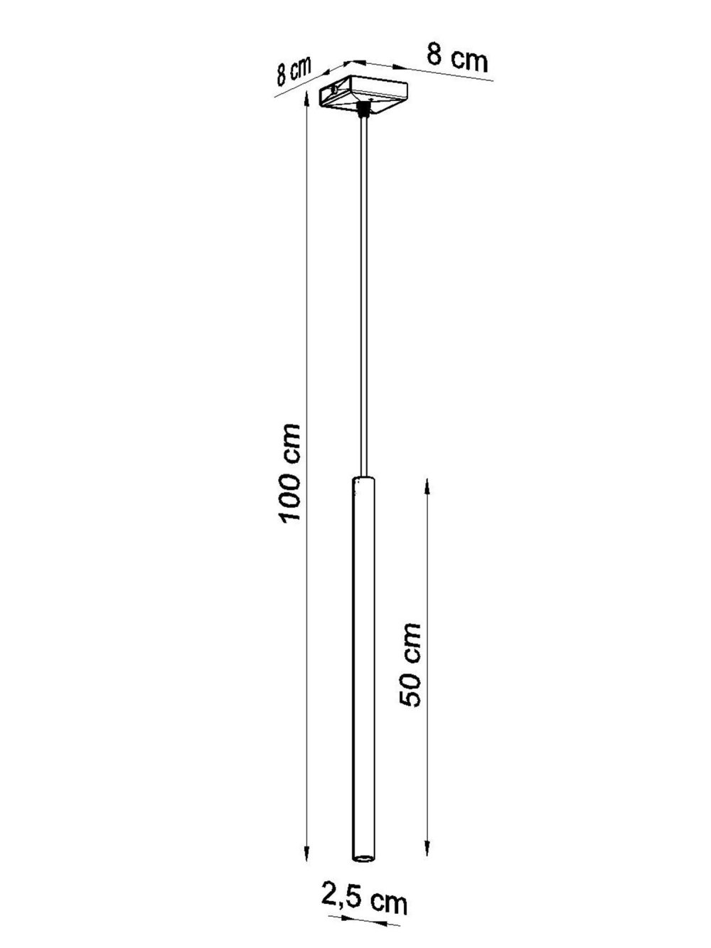 Lampa Wisząca AUREO 1 Chrom 1x G9 LED 100cm - obrazek 9