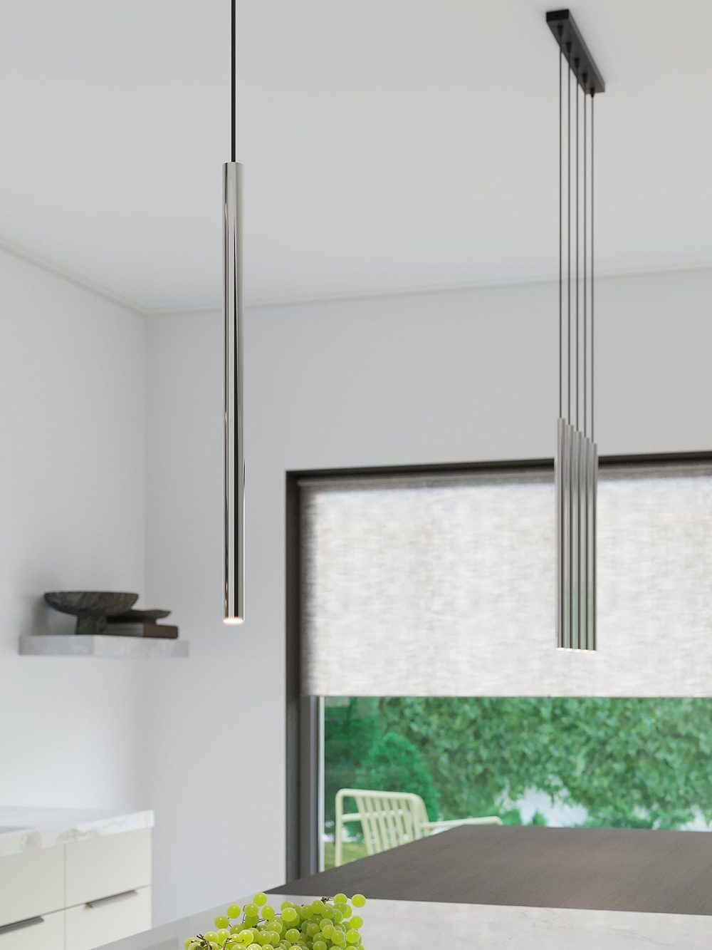Lampa Wisząca AUREO 1 Chrom 1x G9 LED 100cm - obrazek 6