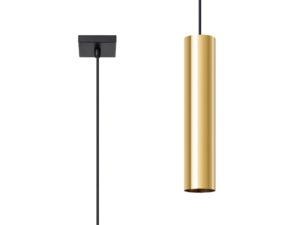 Designerska Lampa Wisząca LAGUNA 1 Połysk Złota GU10