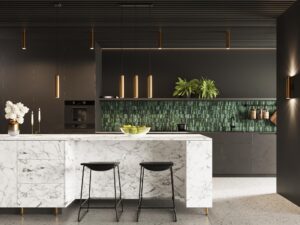 miniaturka Designerska Lampa Wisząca LAGUNA 1 Połysk Złota GU10