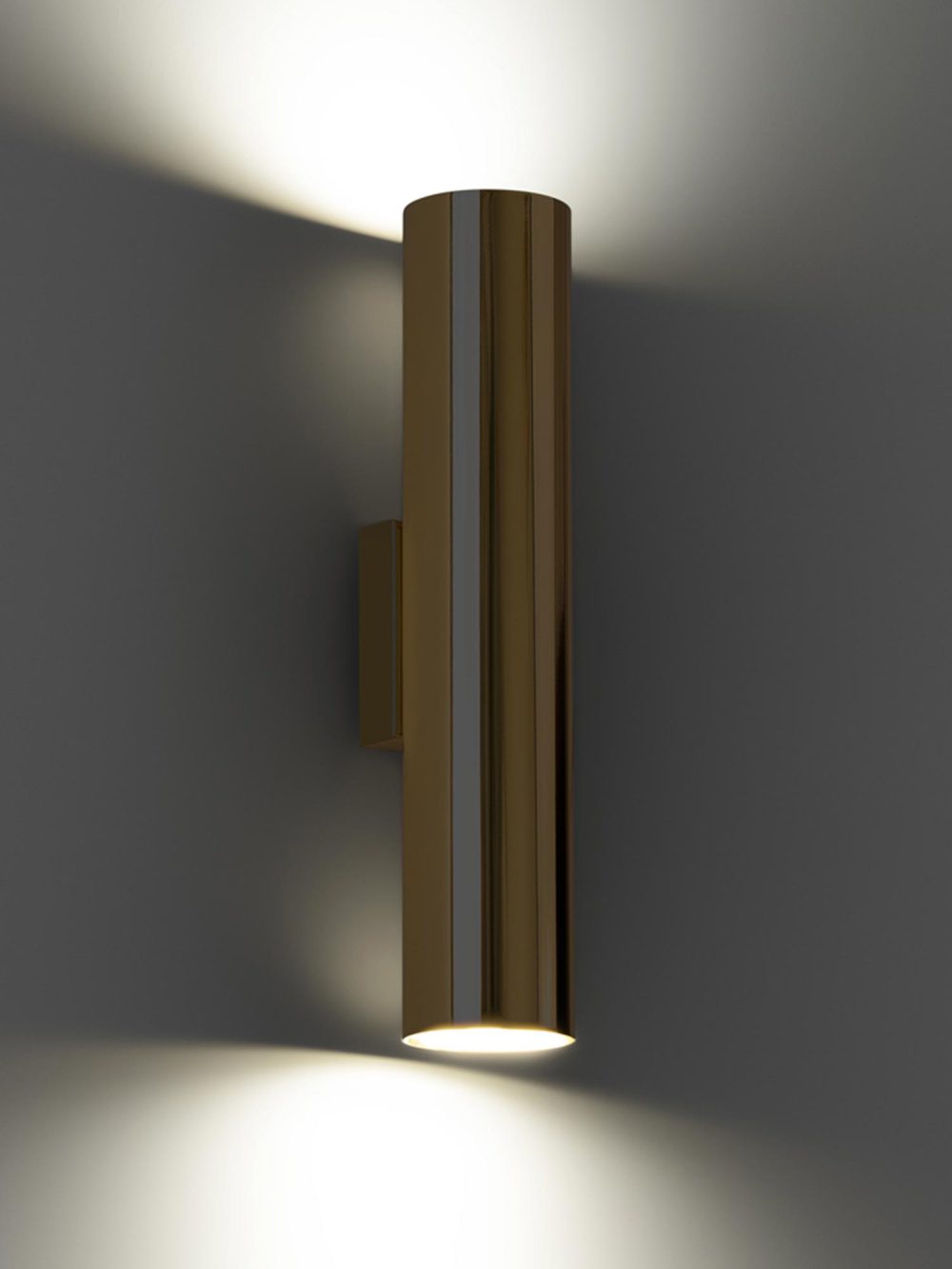 Elegancki Kinkiet LAGUNA 2 Złoty Połysk 2x GU10 LED - obrazek 3