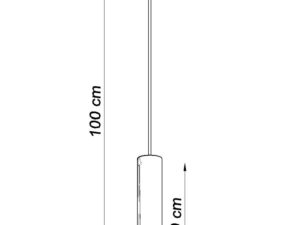 miniaturka Designerska Lampa Wisząca LAGUNA 1 Chrom GU10 LED