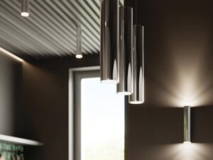 miniaturka Designerska Lampa Wisząca LAGUNA 1 Chrom GU10 LED