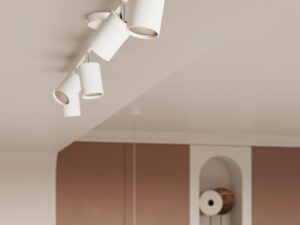 miniaturka Awangardowy Żyrandol LUMINO 6 Biały/Czarny 6x GU10 LED