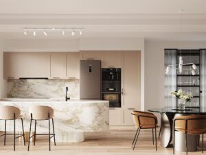 miniaturka Awangardowy Żyrandol LUMINO 6 Biały/Czarny 6x GU10 LED