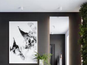 miniaturka Oświetlenie sufitowe ZOE LED Biały/Czarny 887lm IP20