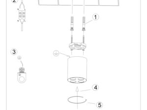 miniaturka Oświetlenie sufitowe ZOE LED Biały/Czarny 887lm IP20