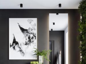 miniaturka Oświetlenie sufitowe ZOE LED Biały/Czarny 887lm IP20