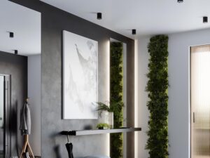 miniaturka Oświetlenie sufitowe ZOE LED Biały/Czarny 887lm IP20