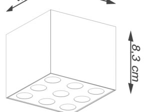 miniaturka Plafon OZZY LED 16W Czarny