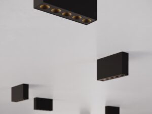 miniaturka Plafon LED SOLE Czarny 137cm Energooszczędny