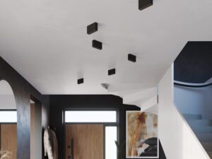 miniaturka Plafon LED SOLE Czarny 137cm Energooszczędny