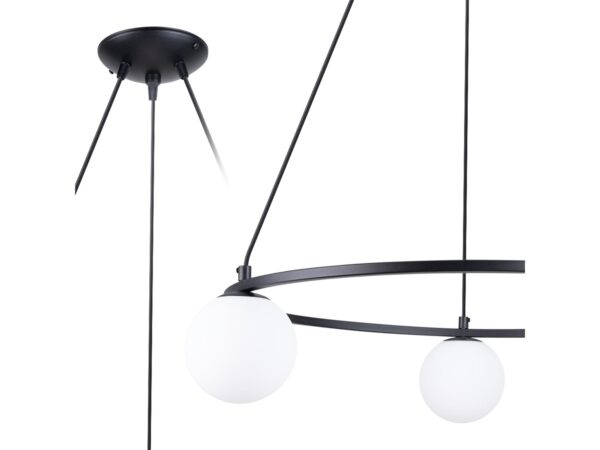 Lampa z okręgu i kul