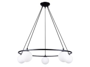 Nowoczesny Żyrandol YOLA 5 80x98cm G9 Czarny